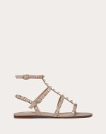 ROCKSTUD FLAT CALFSKIN SANDAL WITH STRAPS - Image 5
